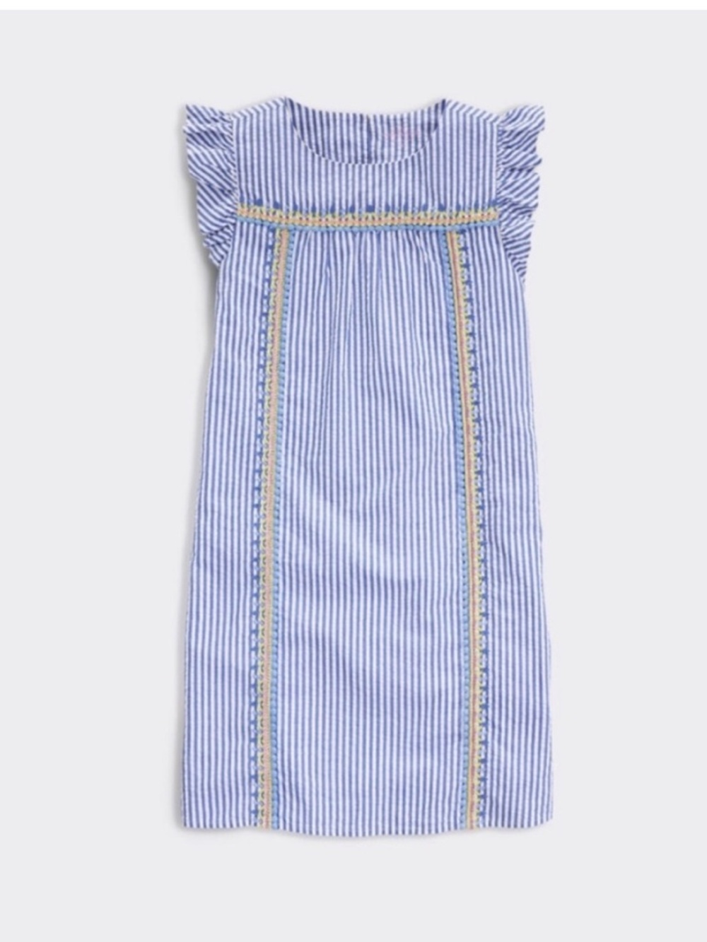 Vineyard vines seersucker dress girls size 14 NWT
